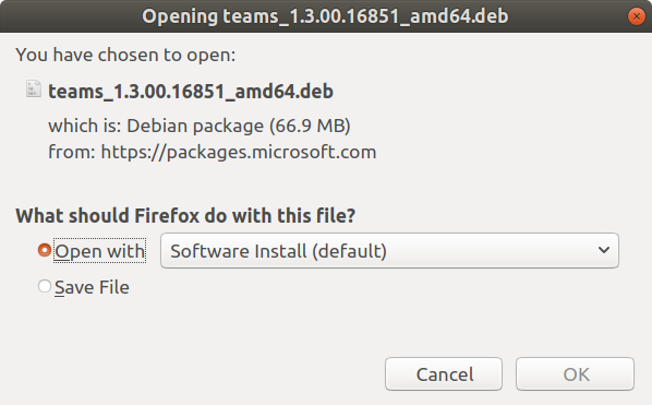Desărcare și instalare Teams