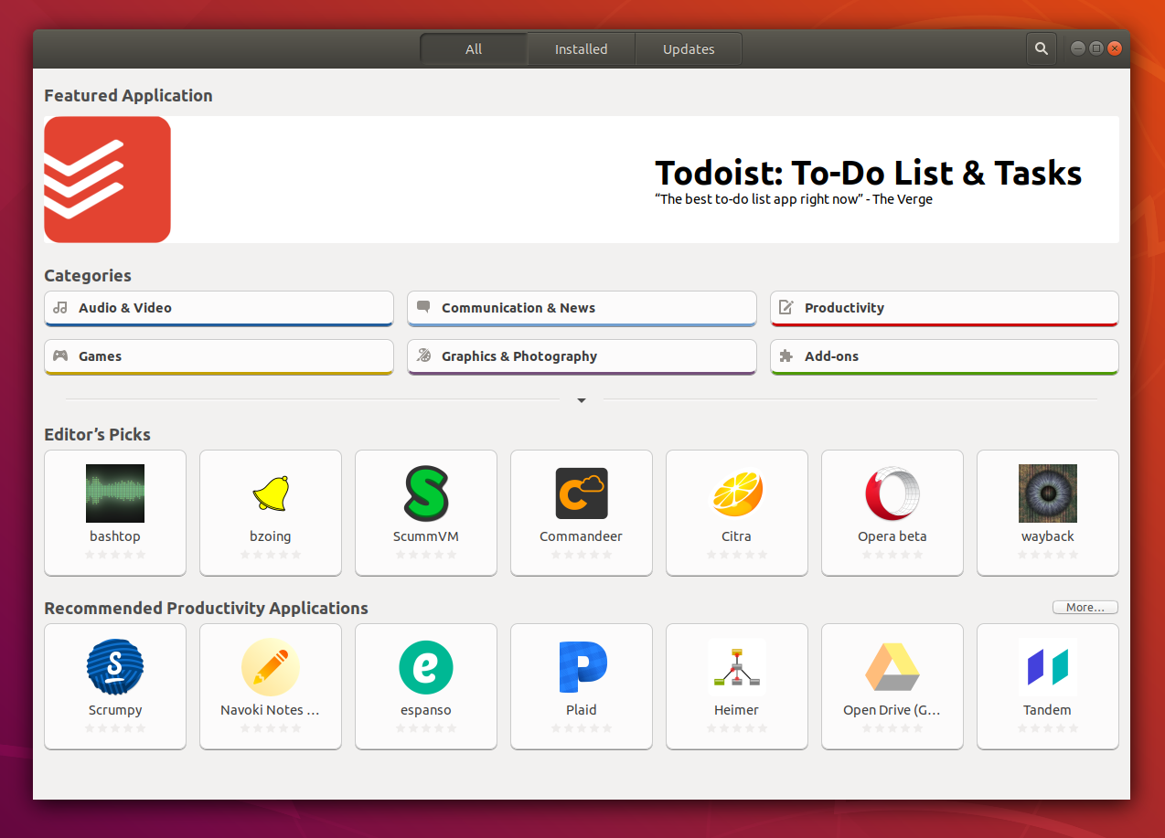 Ubuntu Software